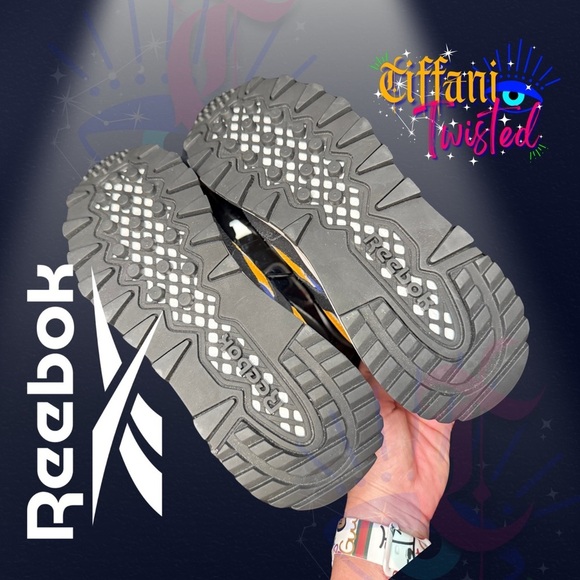 🔥 NEW Reebok Women’s Sneakers | Blue, Black & Yellow | Size 6.5 - Picture 3 of 5